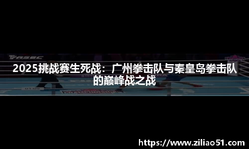2025挑战赛生死战：广州拳击队与秦皇岛拳击队的巅峰战之战